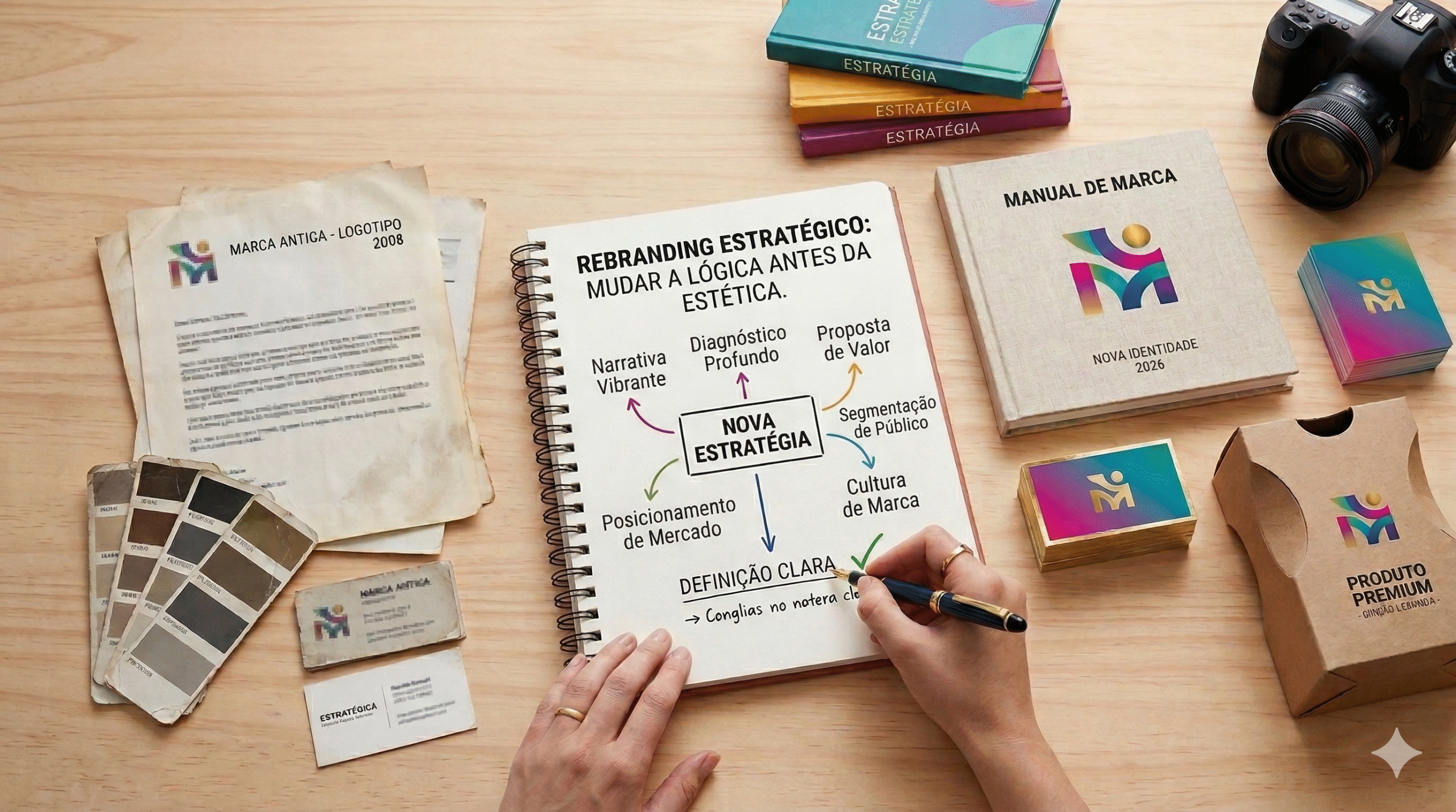 Mudar a lógica antes de mudar a estética